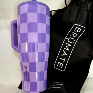 Brumate Era NWT LIMITED EDITION SOLD OUT, LAVENDER CHECKER 40oz
